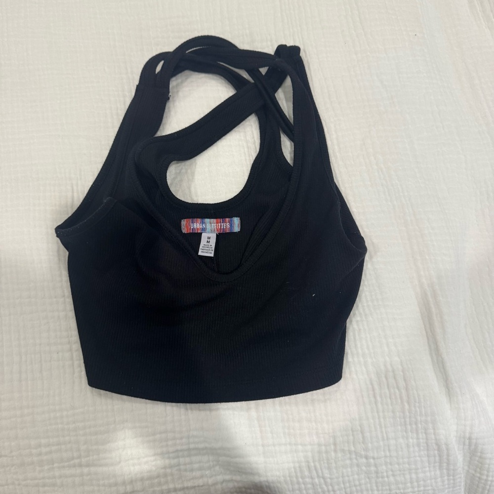 urban outfitters Black Strappy tank top